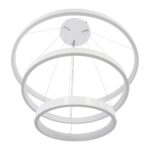 kelvo® NEMESIS KLV-101-0221 Κρεμαστό Φωτιστικό Οροφής LED 120W 12000lm 180° AC 220-240V IP20 Ρυθμιζόμενο Λευκό CCT με Χειριστήριο από 2700K έως 6000K Dimmable – Lumileds SMD Chip – Λευκό Ματ – Μ80 x Π80 x Υ80cm – 3 Χρόνια Εγγύηση