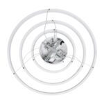 kelvo® NEMESIS KLV-101-0221 Κρεμαστό Φωτιστικό Οροφής LED 120W 12000lm 180° AC 220-240V IP20 Ρυθμιζόμενο Λευκό CCT με Χειριστήριο από 2700K έως 6000K Dimmable – Lumileds SMD Chip – Λευκό Ματ – Μ80 x Π80 x Υ80cm – 3 Χρόνια Εγγύηση