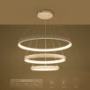 kelvo® NEMESIS KLV-101-0221 Κρεμαστό Φωτιστικό Οροφής LED 120W 12000lm 180° AC 220-240V IP20 Ρυθμιζόμενο Λευκό CCT με Χειριστήριο από 2700K έως 6000K Dimmable – Lumileds SMD Chip – Λευκό Ματ – Μ80 x Π80 x Υ80cm – 3 Χρόνια Εγγύηση