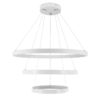 kelvo® NEMESIS KLV-101-0221-V2 Κρεμαστό Φωτιστικό Οροφής LED 120W 12000lm 180° AC 220-240V IP20 Ρυθμιζόμενο Λευκό CCT με Χειριστήριο από 2700K έως 6000K Dimmable – Lumileds SMD Chip – Λευκό Ματ – Μ80 x Π80 x Υ80cm – 3 Χρόνια Εγγύηση