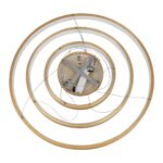 kelvo® NEMESIS KLV-101-0222-V2 Κρεμαστό Φωτιστικό Οροφής LED 120W 12000lm 180° AC 220-240V IP20 Ρυθμιζόμενο Λευκό CCT με Χειριστήριο από 2700K έως 6000K Dimmable – Lumileds SMD Chip – Χρυσό Πλατίνα – Μ80 x Π80 x Υ80cm – 3 Χρόνια Εγγύηση