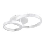 kelvo® DIAMOND KLV-101-0224 Φωτιστικό Οροφής LED 67W 6700lm 360° AC 220-240V IP20 Ρυθμιζόμενο Λευκό CCT με Χειριστήριο από 2700K έως 6000K Dimmable – Lumileds SMD Chip – Λευκό Ματ – Μ60 x Π40 x Υ14cm – 3 Χρόνια Εγγύηση