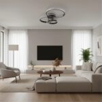 kelvo® DIAMOND KLV-101-0226 Φωτιστικό Οροφής LED 100W 10000lm 360° AC 220-240V IP20 Ρυθμιζόμενο Λευκό CCT με Χειριστήριο από 2700K έως 6000K Dimmable – Lumileds SMD Chip – Μαύρο Ματ – Μ80 x Π50 x Υ20cm – 3 Χρόνια Εγγύηση