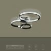 kelvo® DIAMOND KLV-101-0226 Φωτιστικό Οροφής LED 100W 10000lm 360° AC 220-240V IP20 Ρυθμιζόμενο Λευκό CCT με Χειριστήριο από 2700K έως 6000K Dimmable – Lumileds SMD Chip – Μαύρο Ματ – Μ80 x Π50 x Υ20cm – 3 Χρόνια Εγγύηση