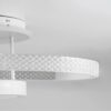 kelvo® DIAMOND KLV-101-0227 Φωτιστικό Οροφής LED 100W 10000lm 360° AC 220-240V IP20 Ρυθμιζόμενο Λευκό CCT με Χειριστήριο από 2700K έως 6000K Dimmable – Lumileds SMD Chip – Λευκό Ματ – Μ80 x Π50 x Υ20cm – 3 Χρόνια Εγγύηση