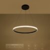 kelvo® DIAMOND KLV-101-0229 Κρεμαστό Φωτιστικό Οροφής LED 45W 4500lm 180° AC 220-240V IP20 Ρυθμιζόμενο Λευκό CCT με Χειριστήριο από 2700K έως 6000K Dimmable – Lumileds SMD Chip – Μαύρο Ματ – Μ60 x Π60 x Υ3cm – 3 Χρόνια Εγγύηση