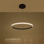 kelvo® DIAMOND KLV-101-0229 Κρεμαστό Φωτιστικό Οροφής LED 45W 4500lm 180° AC 220-240V IP20 Ρυθμιζόμενο Λευκό CCT με Χειριστήριο από 2700K έως 6000K Dimmable – Lumileds SMD Chip – Μαύρο Ματ – Μ60 x Π60 x Υ3cm – 3 Χρόνια Εγγύηση