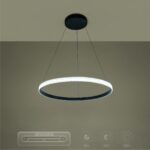 kelvo® DIAMOND KLV-101-0229 Κρεμαστό Φωτιστικό Οροφής LED 45W 4500lm 180° AC 220-240V IP20 Ρυθμιζόμενο Λευκό CCT με Χειριστήριο από 2700K έως 6000K Dimmable – Lumileds SMD Chip – Μαύρο Ματ – Μ60 x Π60 x Υ3cm – 3 Χρόνια Εγγύηση