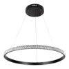 kelvo® DIAMOND KLV-101-0229 Κρεμαστό Φωτιστικό Οροφής LED 45W 4500lm 180° AC 220-240V IP20 Ρυθμιζόμενο Λευκό CCT με Χειριστήριο από 2700K έως 6000K Dimmable – Lumileds SMD Chip – Μαύρο Ματ – Μ60 x Π60 x Υ3cm – 3 Χρόνια Εγγύηση