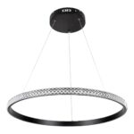 kelvo® DIAMOND KLV-101-0229 Κρεμαστό Φωτιστικό Οροφής LED 45W 4500lm 180° AC 220-240V IP20 Ρυθμιζόμενο Λευκό CCT με Χειριστήριο από 2700K έως 6000K Dimmable – Lumileds SMD Chip – Μαύρο Ματ – Μ60 x Π60 x Υ3cm – 3 Χρόνια Εγγύηση