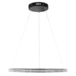 kelvo® DIAMOND KLV-101-0229 Κρεμαστό Φωτιστικό Οροφής LED 45W 4500lm 180° AC 220-240V IP20 Ρυθμιζόμενο Λευκό CCT με Χειριστήριο από 2700K έως 6000K Dimmable – Lumileds SMD Chip – Μαύρο Ματ – Μ60 x Π60 x Υ3cm – 3 Χρόνια Εγγύηση