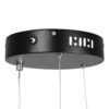 kelvo® DIAMOND KLV-101-0229 Κρεμαστό Φωτιστικό Οροφής LED 45W 4500lm 180° AC 220-240V IP20 Ρυθμιζόμενο Λευκό CCT με Χειριστήριο από 2700K έως 6000K Dimmable – Lumileds SMD Chip – Μαύρο Ματ – Μ60 x Π60 x Υ3cm – 3 Χρόνια Εγγύηση