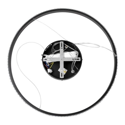 kelvo® DIAMOND KLV-101-0229 Κρεμαστό Φωτιστικό Οροφής LED 45W 4500lm 180° AC 220-240V IP20 Ρυθμιζόμενο Λευκό CCT με Χειριστήριο από 2700K έως 6000K Dimmable – Lumileds SMD Chip – Μαύρο Ματ – Μ60 x Π60 x Υ3cm – 3 Χρόνια Εγγύηση