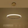 kelvo® DIAMOND KLV-101-0230 Κρεμαστό Φωτιστικό Οροφής LED 45W 4500lm 180° AC 220-240V IP20 Ρυθμιζόμενο Λευκό CCT με Χειριστήριο από 2700K έως 6000K Dimmable – Lumileds SMD Chip – Χρυσό Πλατίνα – Μ60 x Π60 x Υ3cm – 3 Χρόνια Εγγύηση