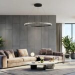 kelvo® DIAMOND KLV-101-0231 Κρεμαστό Φωτιστικό Οροφής LED 67W 6700lm 180° AC 220-240V IP20 Ρυθμιζόμενο Λευκό CCT με Χειριστήριο από 2700K έως 6000K Dimmable – Lumileds SMD Chip – Μαύρο Ματ – Μ80 x Π80 x Υ3cm – 3 Χρόνια Εγγύηση