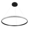 kelvo® DIAMOND KLV-101-0231 Κρεμαστό Φωτιστικό Οροφής LED 67W 6700lm 180° AC 220-240V IP20 Ρυθμιζόμενο Λευκό CCT με Χειριστήριο από 2700K έως 6000K Dimmable – Lumileds SMD Chip – Μαύρο Ματ – Μ80 x Π80 x Υ3cm – 3 Χρόνια Εγγύηση
