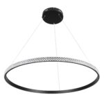 kelvo® DIAMOND KLV-101-0231 Κρεμαστό Φωτιστικό Οροφής LED 67W 6700lm 180° AC 220-240V IP20 Ρυθμιζόμενο Λευκό CCT με Χειριστήριο από 2700K έως 6000K Dimmable – Lumileds SMD Chip – Μαύρο Ματ – Μ80 x Π80 x Υ3cm – 3 Χρόνια Εγγύηση