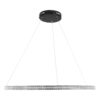 kelvo® DIAMOND KLV-101-0231 Κρεμαστό Φωτιστικό Οροφής LED 67W 6700lm 180° AC 220-240V IP20 Ρυθμιζόμενο Λευκό CCT με Χειριστήριο από 2700K έως 6000K Dimmable – Lumileds SMD Chip – Μαύρο Ματ – Μ80 x Π80 x Υ3cm – 3 Χρόνια Εγγύηση