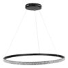 kelvo® DIAMOND KLV-101-0231 Κρεμαστό Φωτιστικό Οροφής LED 67W 6700lm 180° AC 220-240V IP20 Ρυθμιζόμενο Λευκό CCT με Χειριστήριο από 2700K έως 6000K Dimmable – Lumileds SMD Chip – Μαύρο Ματ – Μ80 x Π80 x Υ3cm – 3 Χρόνια Εγγύηση