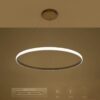 kelvo® DIAMOND KLV-101-0232 Κρεμαστό Φωτιστικό Οροφής LED 67W 6700lm 180° AC 220-240V IP20 Ρυθμιζόμενο Λευκό CCT με Χειριστήριο από 2700K έως 6000K Dimmable – Lumileds SMD Chip – Χρυσό Πλατίνα – Μ80 x Π80 x Υ3cm – 3 Χρόνια Εγγύηση