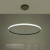 kelvo® DIAMOND KLV-101-0232 Κρεμαστό Φωτιστικό Οροφής LED 67W 6700lm 180° AC 220-240V IP20 Ρυθμιζόμενο Λευκό CCT με Χειριστήριο από 2700K έως 6000K Dimmable – Lumileds SMD Chip – Χρυσό Πλατίνα – Μ80 x Π80 x Υ3cm – 3 Χρόνια Εγγύηση