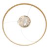 kelvo® DIAMOND KLV-101-0232 Κρεμαστό Φωτιστικό Οροφής LED 67W 6700lm 180° AC 220-240V IP20 Ρυθμιζόμενο Λευκό CCT με Χειριστήριο από 2700K έως 6000K Dimmable – Lumileds SMD Chip – Χρυσό Πλατίνα – Μ80 x Π80 x Υ3cm – 3 Χρόνια Εγγύηση
