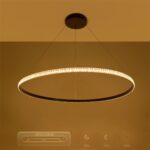 kelvo® DIAMOND KLV-101-0233 Κρεμαστό Φωτιστικό Οροφής LED 75W 7500lm 180° AC 220-240V IP20 Ρυθμιζόμενο Λευκό CCT με Χειριστήριο από 2700K έως 6000K Dimmable – Lumileds SMD Chip – Μαύρο Ματ – Μ100 x Π100 x Υ3cm – 3 Χρόνια Εγγύηση