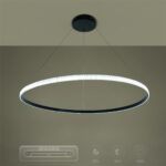 kelvo® DIAMOND KLV-101-0233 Κρεμαστό Φωτιστικό Οροφής LED 75W 7500lm 180° AC 220-240V IP20 Ρυθμιζόμενο Λευκό CCT με Χειριστήριο από 2700K έως 6000K Dimmable – Lumileds SMD Chip – Μαύρο Ματ – Μ100 x Π100 x Υ3cm – 3 Χρόνια Εγγύηση