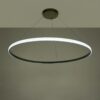 kelvo® DIAMOND KLV-101-0234 Κρεμαστό Φωτιστικό Οροφής LED 75W 7500lm 180° AC 220-240V IP20 Ρυθμιζόμενο Λευκό CCT με Χειριστήριο από 2700K έως 6000K Dimmable – Lumileds SMD Chip – Χρυσό Πλατίνα – Μ100 x Π100 x Υ3cm – 3 Χρόνια Εγγύηση