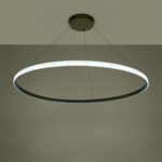 kelvo® DIAMOND KLV-101-0234 Κρεμαστό Φωτιστικό Οροφής LED 75W 7500lm 180° AC 220-240V IP20 Ρυθμιζόμενο Λευκό CCT με Χειριστήριο από 2700K έως 6000K Dimmable – Lumileds SMD Chip – Χρυσό Πλατίνα – Μ100 x Π100 x Υ3cm – 3 Χρόνια Εγγύηση