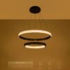 kelvo® DIAMOND KLV-101-0235-V2 Κρεμαστό Φωτιστικό Οροφής LED 75W 7500lm 360° AC 220-240V IP20 Ρυθμιζόμενο Λευκό CCT με Χειριστήριο από 2700K έως 6000K Dimmable – Lumileds SMD Chip – Μαύρο Ματ – Μ60 x Π60 x Υ40cm – 3 Χρόνια Εγγύηση