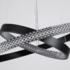 kelvo® DIAMOND KLV-101-0235-V2 Κρεμαστό Φωτιστικό Οροφής LED 75W 7500lm 360° AC 220-240V IP20 Ρυθμιζόμενο Λευκό CCT με Χειριστήριο από 2700K έως 6000K Dimmable – Lumileds SMD Chip – Μαύρο Ματ – Μ60 x Π60 x Υ40cm – 3 Χρόνια Εγγύηση