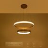 kelvo® DIAMOND KLV-101-0236-V2 Κρεμαστό Φωτιστικό Οροφής LED 75W 7500lm 360° AC 220-240V IP20 Ρυθμιζόμενο Λευκό CCT με Χειριστήριο από 2700K έως 6000K Dimmable – Lumileds SMD Chip – Χρυσό Πλατίνα – Μ60 x Π60 x Υ40cm – 3 Χρόνια Εγγύηση