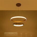 kelvo® DIAMOND KLV-101-0236-V2 Κρεμαστό Φωτιστικό Οροφής LED 75W 7500lm 360° AC 220-240V IP20 Ρυθμιζόμενο Λευκό CCT με Χειριστήριο από 2700K έως 6000K Dimmable – Lumileds SMD Chip – Χρυσό Πλατίνα – Μ60 x Π60 x Υ40cm – 3 Χρόνια Εγγύηση