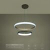 kelvo® DIAMOND KLV-101-0236-V2 Κρεμαστό Φωτιστικό Οροφής LED 75W 7500lm 360° AC 220-240V IP20 Ρυθμιζόμενο Λευκό CCT με Χειριστήριο από 2700K έως 6000K Dimmable – Lumileds SMD Chip – Χρυσό Πλατίνα – Μ60 x Π60 x Υ40cm – 3 Χρόνια Εγγύηση