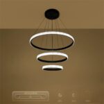 kelvo® DIAMOND KLV-101-0237 Κρεμαστό Φωτιστικό Οροφής LED 100W 10000lm 180° AC 220-240V IP20 Ρυθμιζόμενο Λευκό CCT με Χειριστήριο από 2700K έως 6000K Dimmable – Lumileds SMD Chip – Μαύρο Ματ – Μ60 x Π60 x Υ60cm – 3 Χρόνια Εγγύηση
