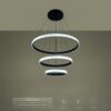 kelvo® DIAMOND KLV-101-0237 Κρεμαστό Φωτιστικό Οροφής LED 100W 10000lm 180° AC 220-240V IP20 Ρυθμιζόμενο Λευκό CCT με Χειριστήριο από 2700K έως 6000K Dimmable – Lumileds SMD Chip – Μαύρο Ματ – Μ60 x Π60 x Υ60cm – 3 Χρόνια Εγγύηση