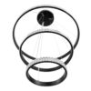 kelvo® DIAMOND KLV-101-0237 Κρεμαστό Φωτιστικό Οροφής LED 100W 10000lm 180° AC 220-240V IP20 Ρυθμιζόμενο Λευκό CCT με Χειριστήριο από 2700K έως 6000K Dimmable – Lumileds SMD Chip – Μαύρο Ματ – Μ60 x Π60 x Υ60cm – 3 Χρόνια Εγγύηση