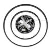 kelvo® DIAMOND KLV-101-0237 Κρεμαστό Φωτιστικό Οροφής LED 100W 10000lm 180° AC 220-240V IP20 Ρυθμιζόμενο Λευκό CCT με Χειριστήριο από 2700K έως 6000K Dimmable – Lumileds SMD Chip – Μαύρο Ματ – Μ60 x Π60 x Υ60cm – 3 Χρόνια Εγγύηση