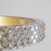 kelvo® DIAMOND KLV-101-0238-V2 Κρεμαστό Φωτιστικό Οροφής LED 100W 10000lm 180° AC 220-240V IP20 Ρυθμιζόμενο Λευκό CCT με Χειριστήριο από 2700K έως 6000K Dimmable – Lumileds SMD Chip – Χρυσό Πλατίνα – Μ60 x Π60 x Υ60cm – 3 Χρόνια Εγγύηση