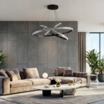 kelvo® DIAMOND KLV-101-0139-V2 Κρεμαστό Φωτιστικό Οροφής LED 120W 12000lm 180° AC 220-240V IP20 Ρυθμιζόμενο Λευκό CCT με Χειριστήριο από 2700K έως 6000K Dimmable – Lumileds SMD Chip – Μαύρο Ματ – Μ80 x Π80 x Υ80cm – 3 Χρόνια Εγγύηση