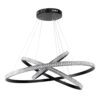 kelvo® DIAMOND KLV-101-0139-V2 Κρεμαστό Φωτιστικό Οροφής LED 120W 12000lm 180° AC 220-240V IP20 Ρυθμιζόμενο Λευκό CCT με Χειριστήριο από 2700K έως 6000K Dimmable – Lumileds SMD Chip – Μαύρο Ματ – Μ80 x Π80 x Υ80cm – 3 Χρόνια Εγγύηση