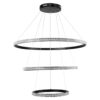 kelvo® DIAMOND KLV-101-0139-V2 Κρεμαστό Φωτιστικό Οροφής LED 120W 12000lm 180° AC 220-240V IP20 Ρυθμιζόμενο Λευκό CCT με Χειριστήριο από 2700K έως 6000K Dimmable – Lumileds SMD Chip – Μαύρο Ματ – Μ80 x Π80 x Υ80cm – 3 Χρόνια Εγγύηση