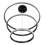 kelvo® DIAMOND KLV-101-0139-V2 Κρεμαστό Φωτιστικό Οροφής LED 120W 12000lm 180° AC 220-240V IP20 Ρυθμιζόμενο Λευκό CCT με Χειριστήριο από 2700K έως 6000K Dimmable – Lumileds SMD Chip – Μαύρο Ματ – Μ80 x Π80 x Υ80cm – 3 Χρόνια Εγγύηση