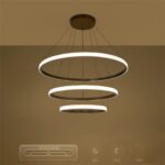 kelvo® DIAMOND KLV-101-0240 Κρεμαστό Φωτιστικό Οροφής LED 120W 12000lm 180° AC 220-240V IP20 Ρυθμιζόμενο Λευκό CCT με Χειριστήριο από 2700K έως 6000K Dimmable – Lumileds SMD Chip – Χρυσό Πλατίνα – Μ80 x Π80 x Υ80cm – 3 Χρόνια Εγγύηση