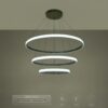 kelvo® DIAMOND KLV-101-0240 Κρεμαστό Φωτιστικό Οροφής LED 120W 12000lm 180° AC 220-240V IP20 Ρυθμιζόμενο Λευκό CCT με Χειριστήριο από 2700K έως 6000K Dimmable – Lumileds SMD Chip – Χρυσό Πλατίνα – Μ80 x Π80 x Υ80cm – 3 Χρόνια Εγγύηση