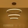 kelvo® DIAMOND KLV-101-0240-V2 Κρεμαστό Φωτιστικό Οροφής LED 120W 12000lm 180° AC 220-240V IP20 Ρυθμιζόμενο Λευκό CCT με Χειριστήριο από 2700K έως 6000K Dimmable – Lumileds SMD Chip – Χρυσό Πλατίνα – Μ80 x Π80 x Υ80cm – 3 Χρόνια Εγγύηση