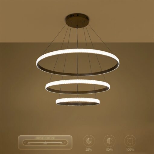 kelvo® DIAMOND KLV-101-0240-V2 Κρεμαστό Φωτιστικό Οροφής LED 120W 12000lm 180° AC 220-240V IP20 Ρυθμιζόμενο Λευκό CCT με Χειριστήριο από 2700K έως 6000K Dimmable – Lumileds SMD Chip – Χρυσό Πλατίνα – Μ80 x Π80 x Υ80cm – 3 Χρόνια Εγγύηση
