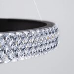 kelvo® DIAMOND KLV-101-0241 Κρεμαστό Φωτιστικό Οροφής LED 150W 15000lm 180° AC 220-240V IP20 Ρυθμιζόμενο Λευκό CCT με Χειριστήριο από 2700K έως 6000K Dimmable – Lumileds SMD Chip – Μαύρο Ματ – Μ100 x Π100 x Υ100cm – 3 Χρόνια Εγγύηση