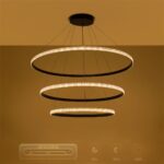 kelvo® DIAMOND KLV-101-0241-V2 Κρεμαστό Φωτιστικό Οροφής LED 150W 15000lm 180° AC 220-240V IP20 Ρυθμιζόμενο Λευκό CCT με Χειριστήριο από 2700K έως 6000K Dimmable – Lumileds SMD Chip – Μαύρο Ματ – Μ100 x Π100 x Υ100cm – 3 Χρόνια Εγγύηση